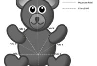 A Free Teddy Bear Pop-Up Card Template