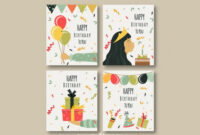 Elegant Birthday Card Template Design In Adobe InDesign