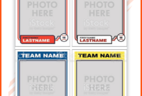 Baseball Card Template Word