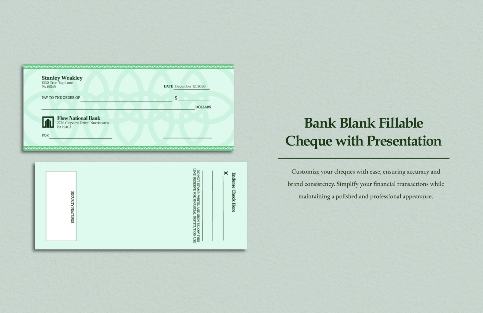 + Blank Check Template - DOC, PSD, PDF & Vector Formats