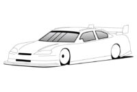 Blank Race Car Templates For Design And Customization