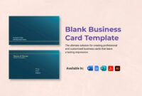 Business Card Template For Microsoft Word 2007