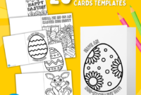 Easter Card Template For KS2 Students