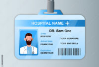 Hospital Identification Card Template