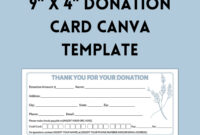 Donation Card Template: A Formal Approach