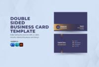 Double-Sided Business Card Template Illustrator: A Comprehensive Guide