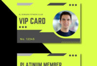 Gym Membership Card Template