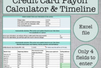 Credit Card Interest Calculator Excel Template: A Comprehensive Tool For Financial Planning