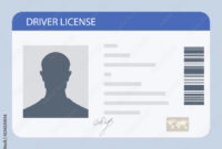 Blank Driver’s License Template For Official Use