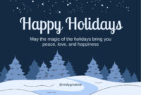 Warmest Wishes For The Holiday Season