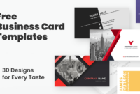 Professional Business Card Templates For Word: A Free Resource