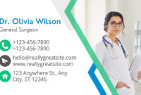 Professional Medical Business Card Templates: Free And Customizable