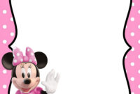 Minnie Mouse-Themed Greeting Card Templates