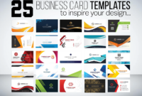 Comprehensive Collection Of Free Editable Printable Business Card Templates