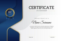 Distinguished Certificate Templates For Microsoft Word