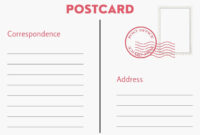 Postcard Template: A Visually Appealing Framework For Communication