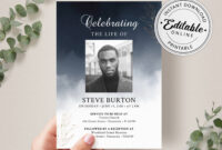 Invitation To A Memorial Service