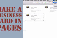 Professional Business Card Template Pages For Mac