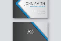 Professional Name Card Photoshop Template