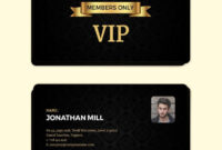 Membership Card Template – Free Download