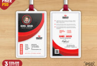 College ID Card Template PSD: A Professional Design Resource