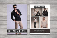 Professional Model Comp Card Template PSD: A Comprehensive Guide