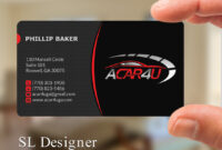 Sophisticated Automotive Business Card Templates