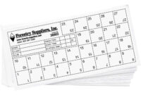 Orienteering Control Card Template