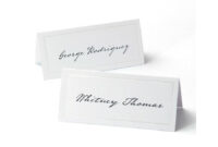 Gartner Studios Formal Place Card Template