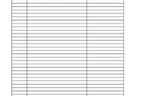 Blank Ledger Template For Accurate Financial Record-Keeping