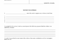 Blank Legal Document Template