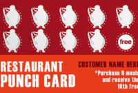 Business Punch Card Template: A Free And Efficient Tool For Tracking Employee Attendance And Performance