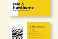 QR Code Business Card Template: A Modern Approach To Professional Networking