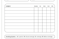 Result Card Template