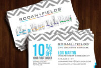 Rodan + Fields Business Card Template: A Professional Presentation