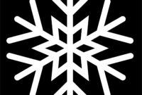 A Template For The Design Of Snowflake Patterns