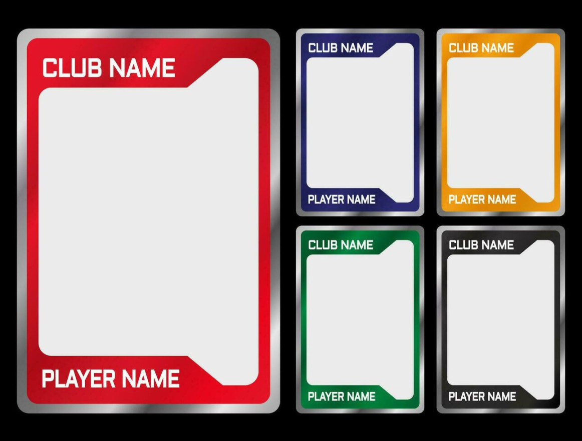 Sports Card Template Vector Art, Icons, and Graphics for Free Download