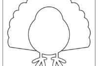 Template For A Blank Turkey