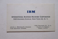 IBM Corporate Business Card Template