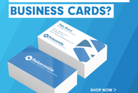 Elegant Fold-Over Business Card Design Template