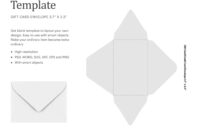 Elegant Envelope Templates For Sophisticated Card Making