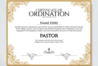 Certificate Of Ordination