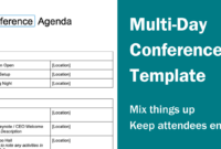 Program Agenda Template: A Structured Guide For Event Planning