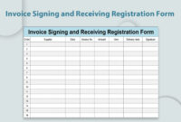 Invoice Register Template For Efficient Financial Tracking