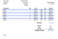 Google Doc Invoice Template: A Professional Tool For Efficient Billing