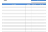 HMRC Invoice Template Guidelines