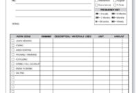 Lawn Care Invoice Template For Microsoft Word