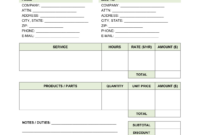 Free Maintenance Invoice Template: A Professional Document For Service Providers