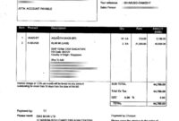 Commercial Invoice And Packing List Template