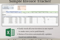 Comprehensive Invoice Record Keeping Template